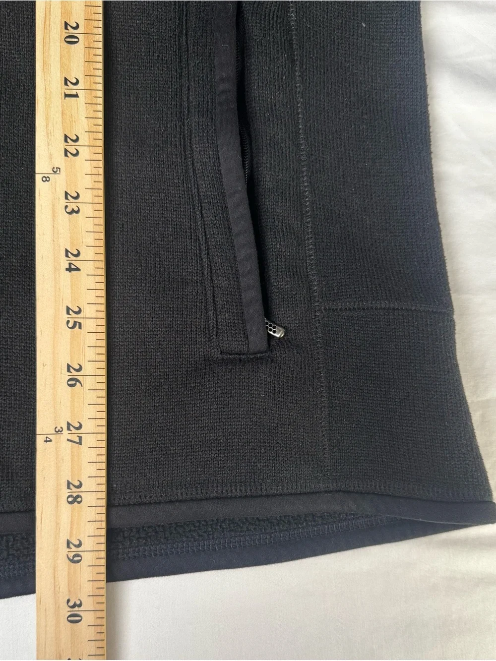 Patagonia Synchilla Fleece Vest Black Full Zip Men’s XXL Outdoor Hiking
